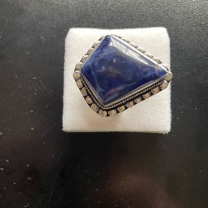 Sodalite ring size 6.75